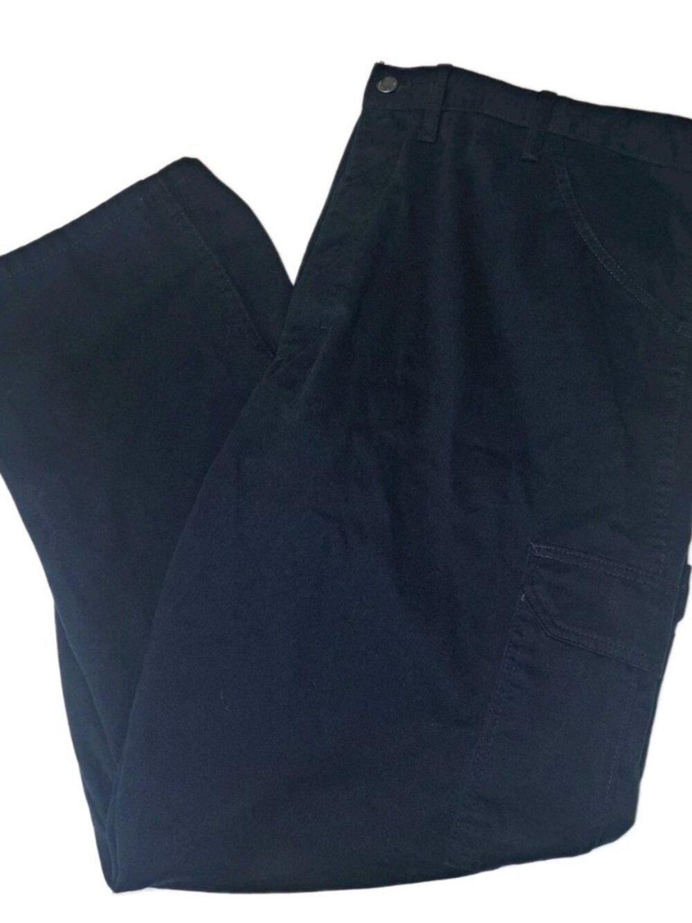 Wrangler Workwear Mens Blue Pants Size 44x30 Cargo Pockets